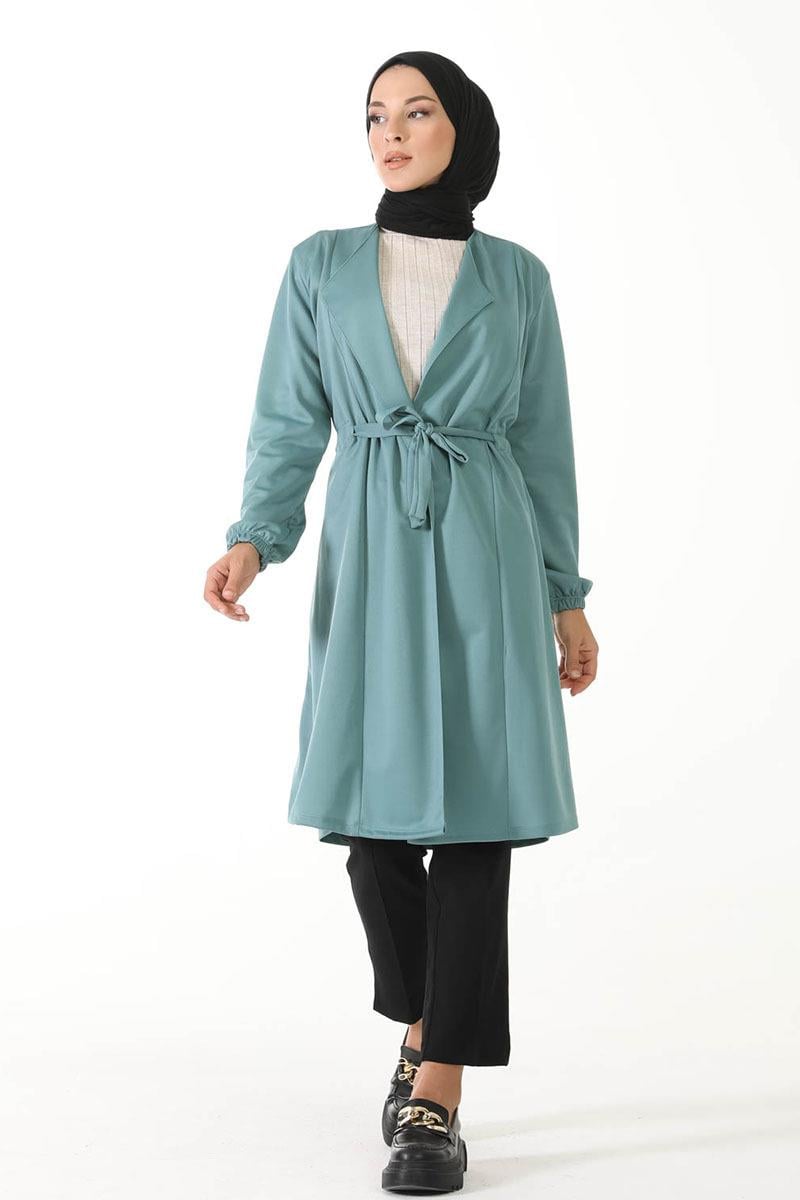 Kuşak Detaylı Kimono