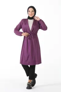 Kuşak Detaylı Kimono