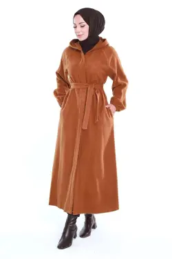 Kuşaklı Tesettür Kaban