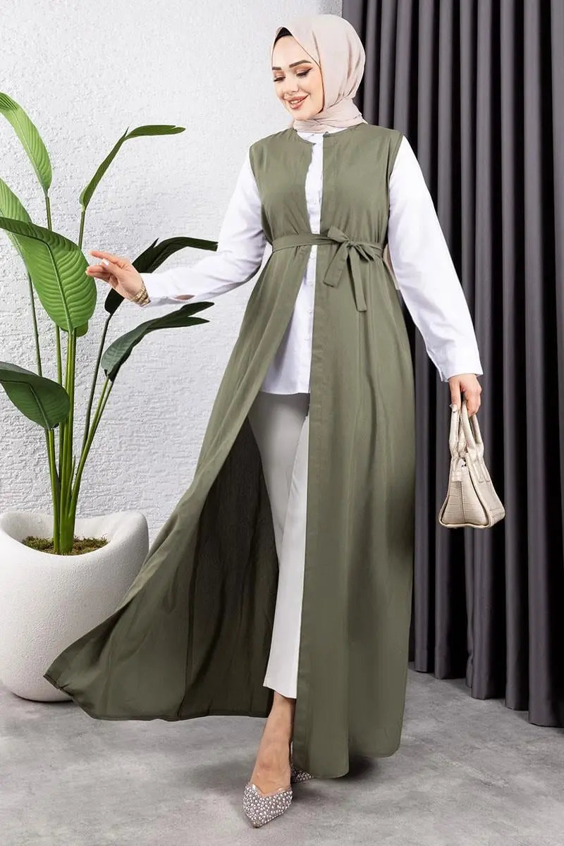 Kuşaklı Yelek-detail