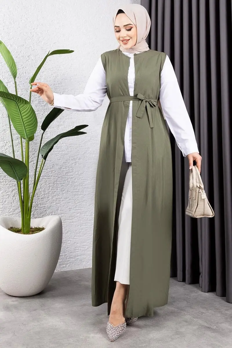 Kuşaklı Yelek-detail