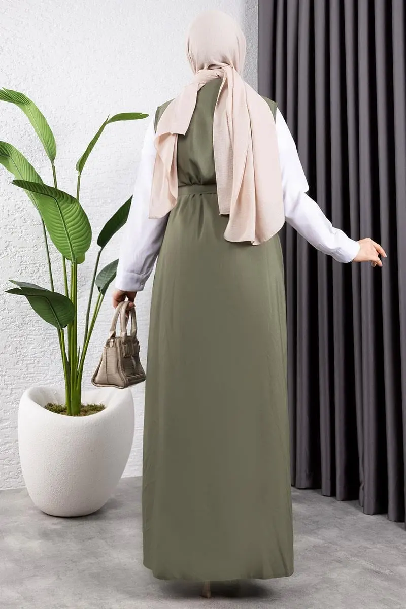 Kuşaklı Yelek-detail