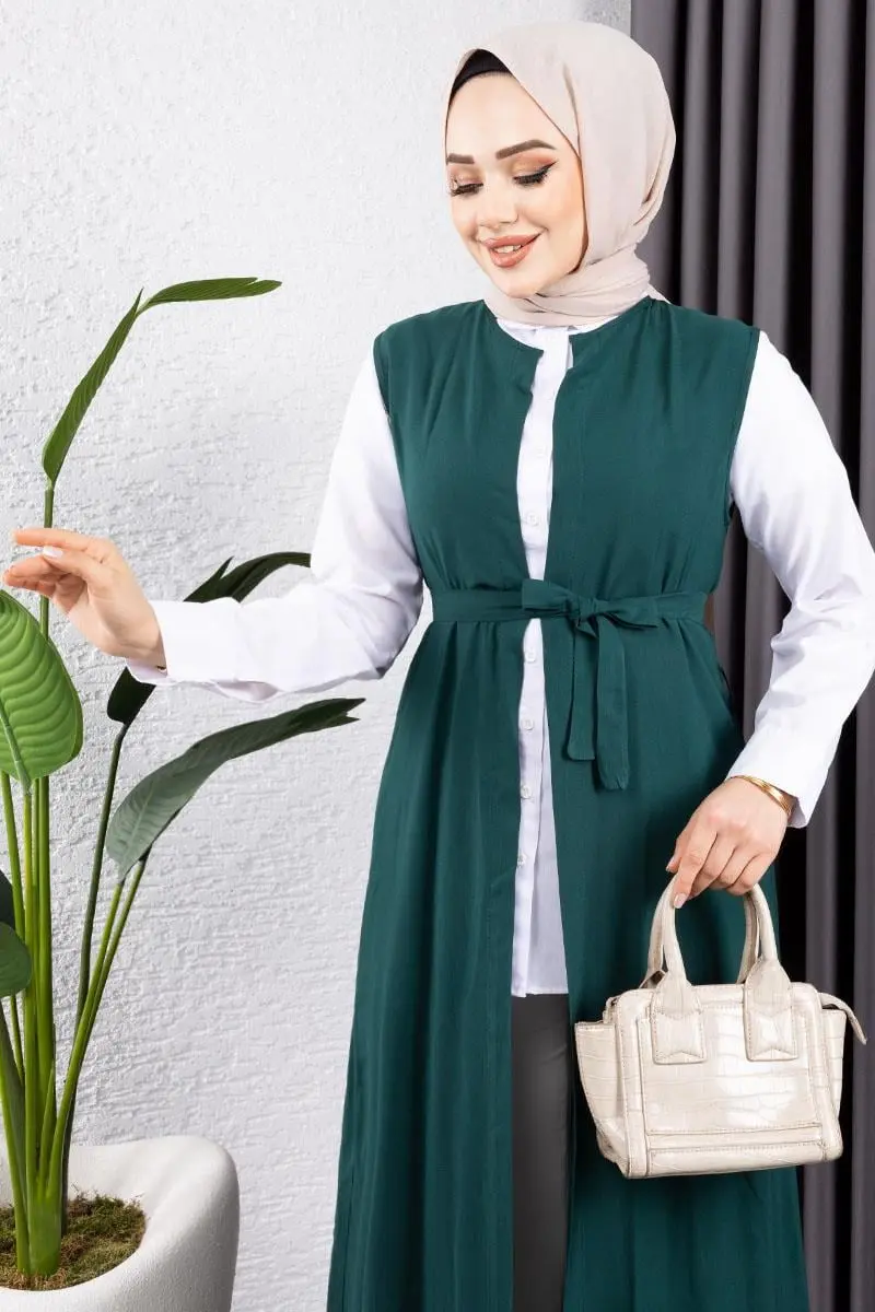 Kuşaklı Yelek-detail