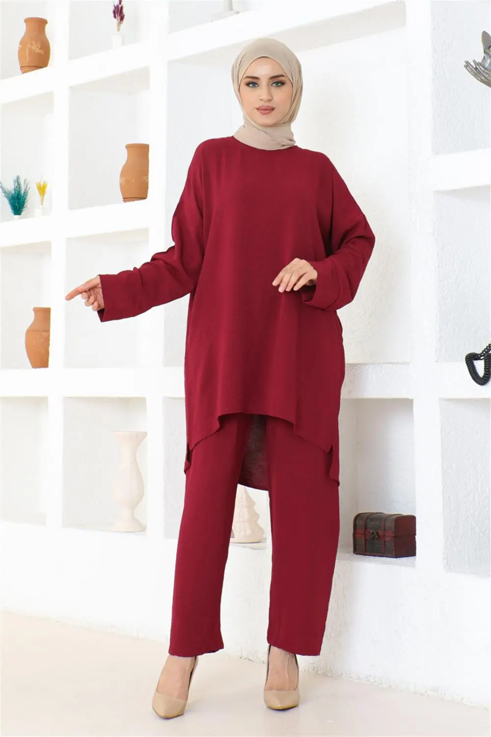 Lina Aerobin Trouser Tunic Suit-detail