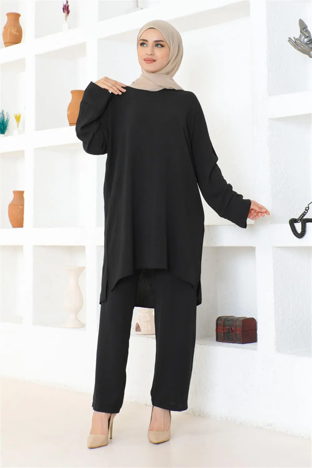 Lina Aerobin Trouser Tunic Suit-detail