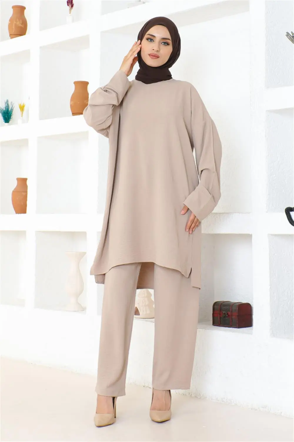 Lina Aerobin Trouser Tunic Suit-detail