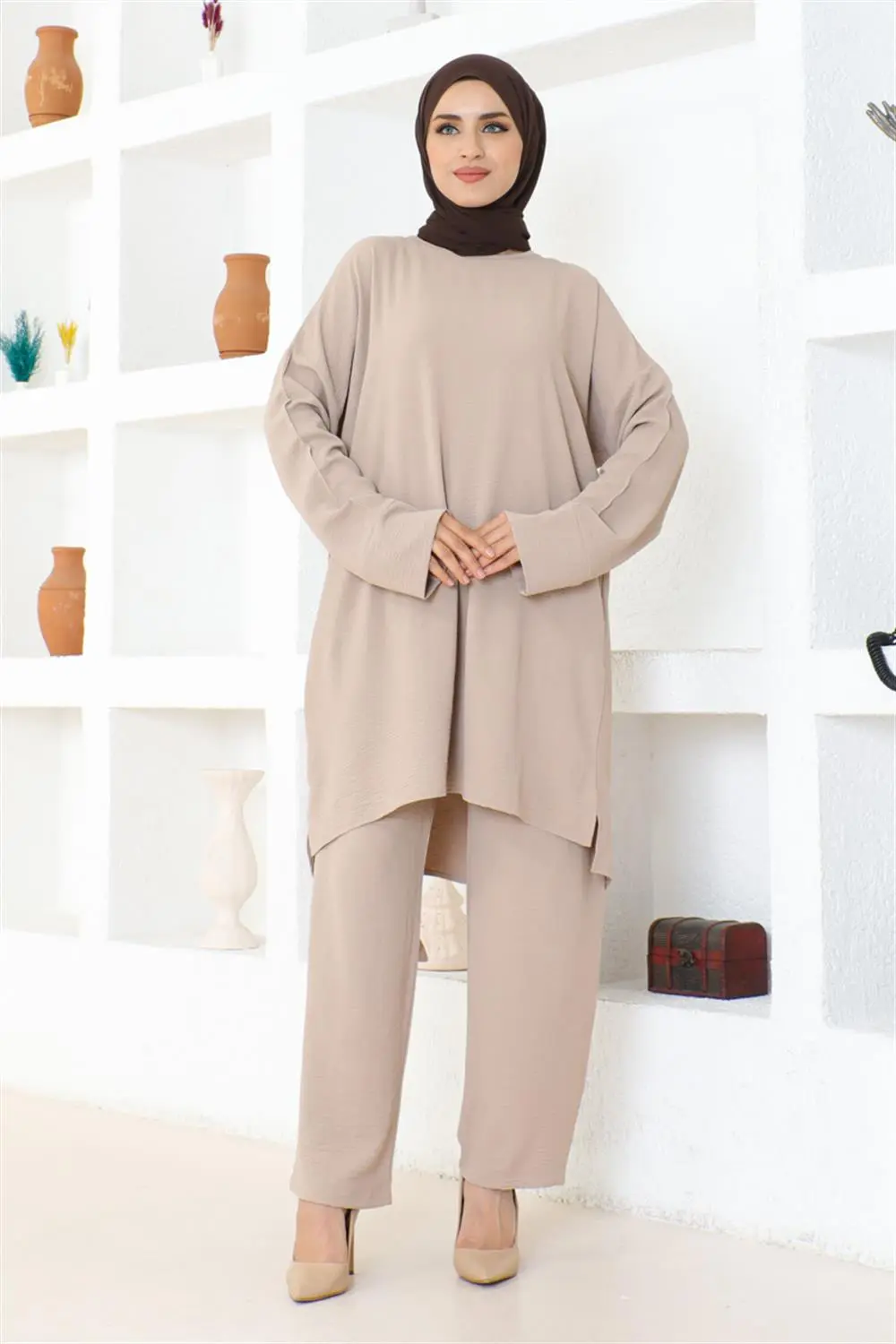 Lina Aerobin Trouser Tunic Suit-detail