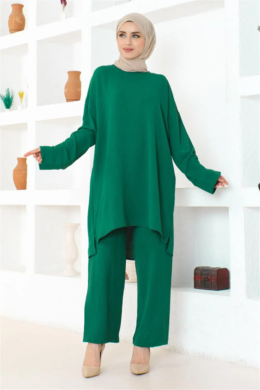 Lina Aerobin Trouser Tunic Suit-detail