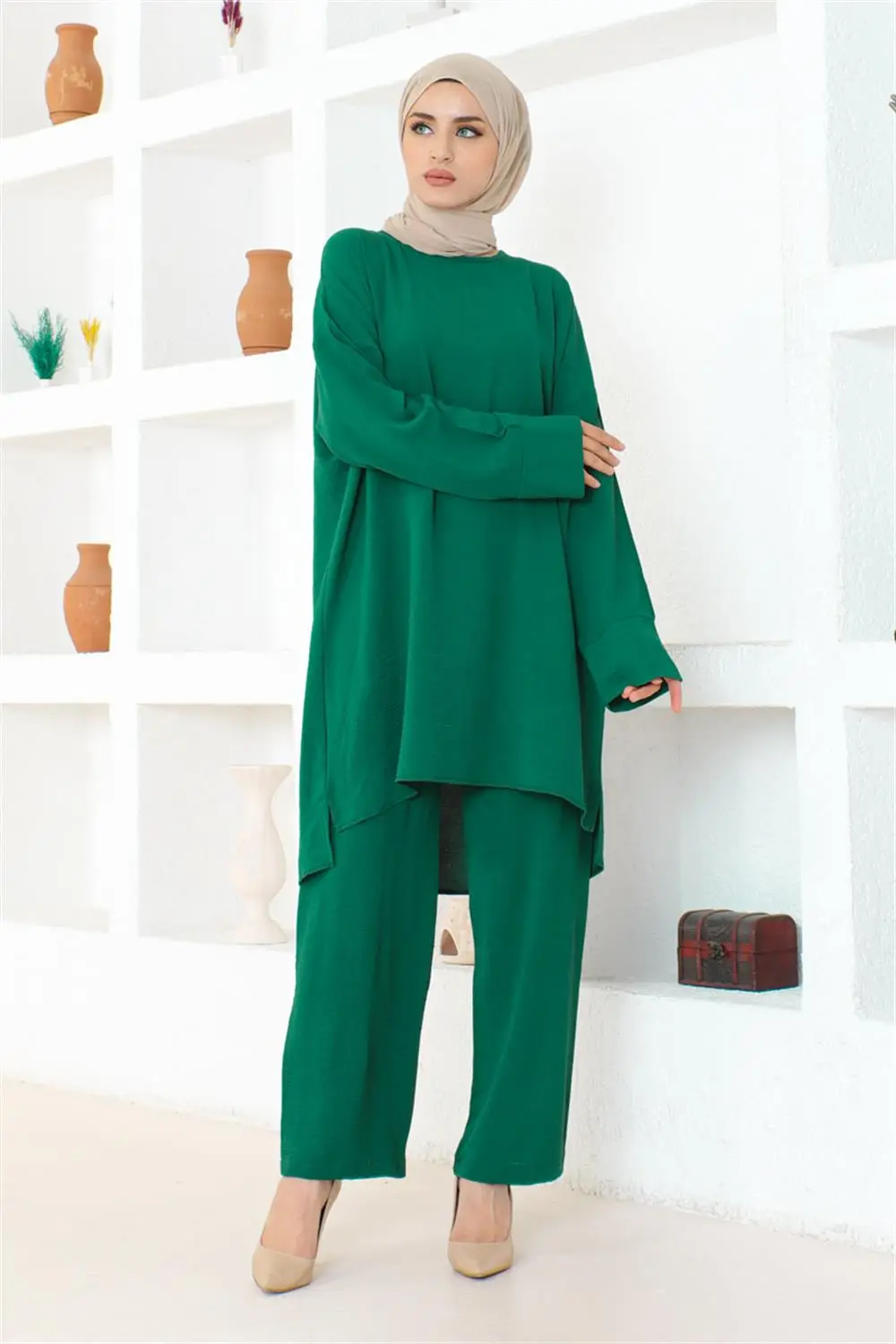 Lina Aerobin Trouser Tunic Suit-detail