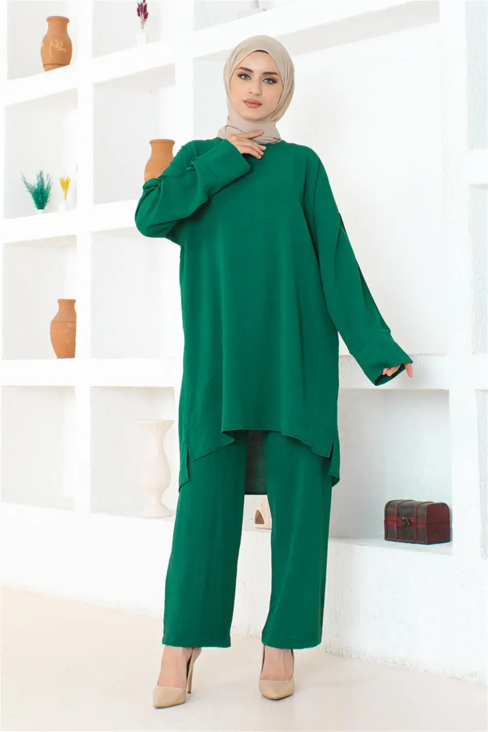 Lina Aerobin Trouser Tunic Suit-detail