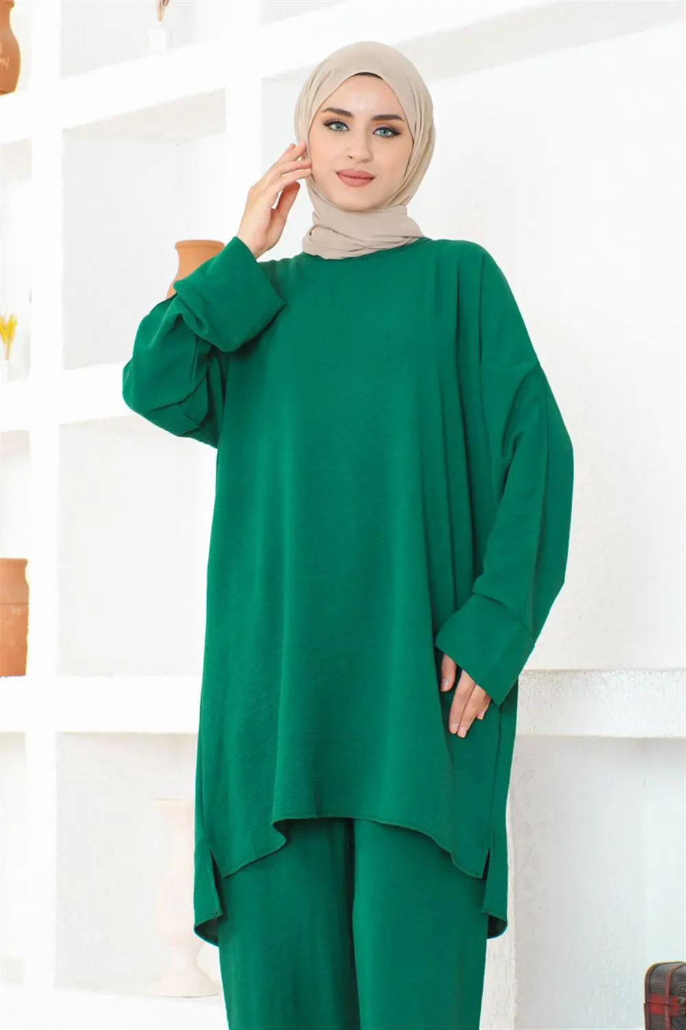 Lina Aerobin Trouser Tunic Suit-detail