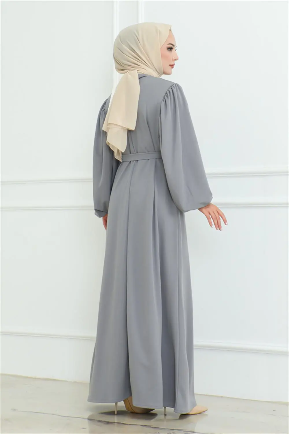 Liva Hijab Dress Belted-detail