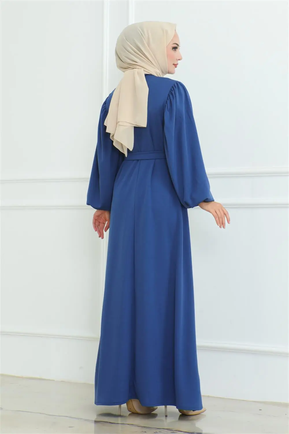 Liva Hijab Dress Belted-detail