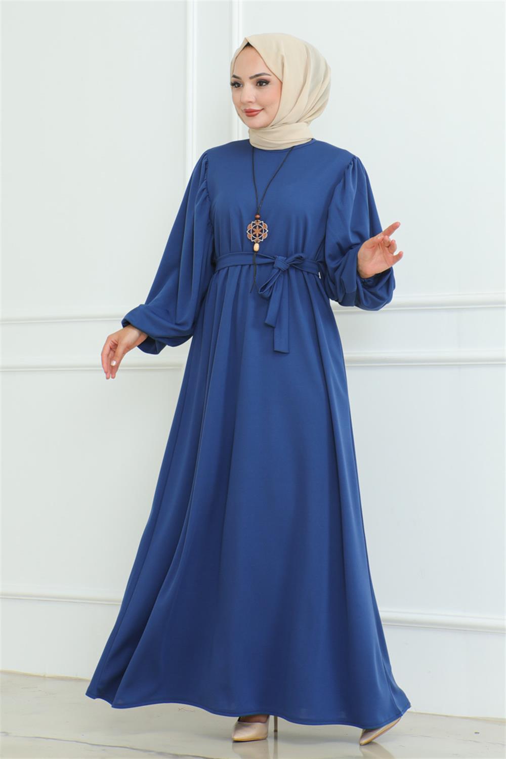 Liva Hijab Dress Belted