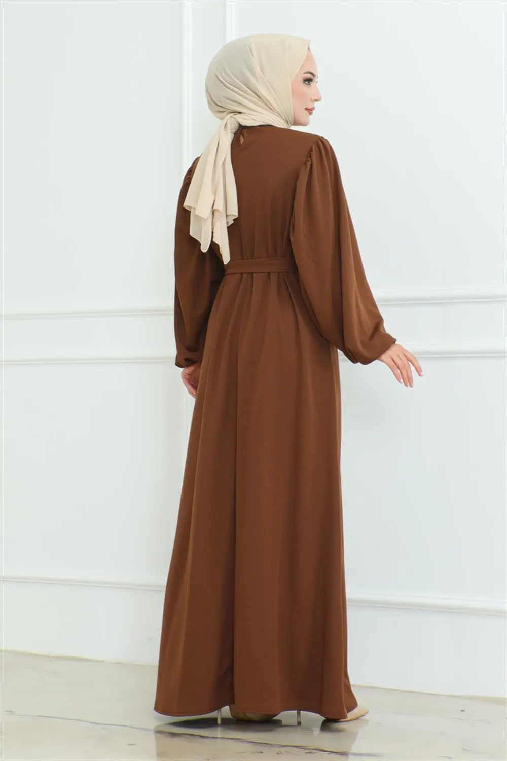 Liva Hijab Dress Belted-detail