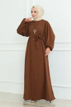 Liva Hijab Dress Belted