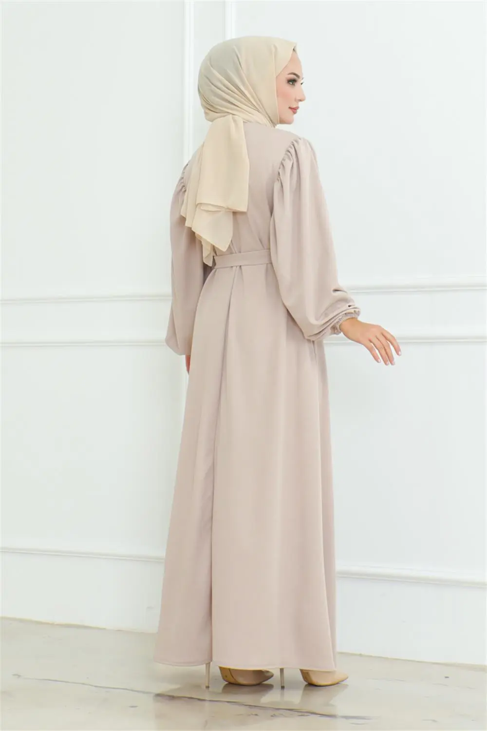 Liva Hijab Dress Belted-detail