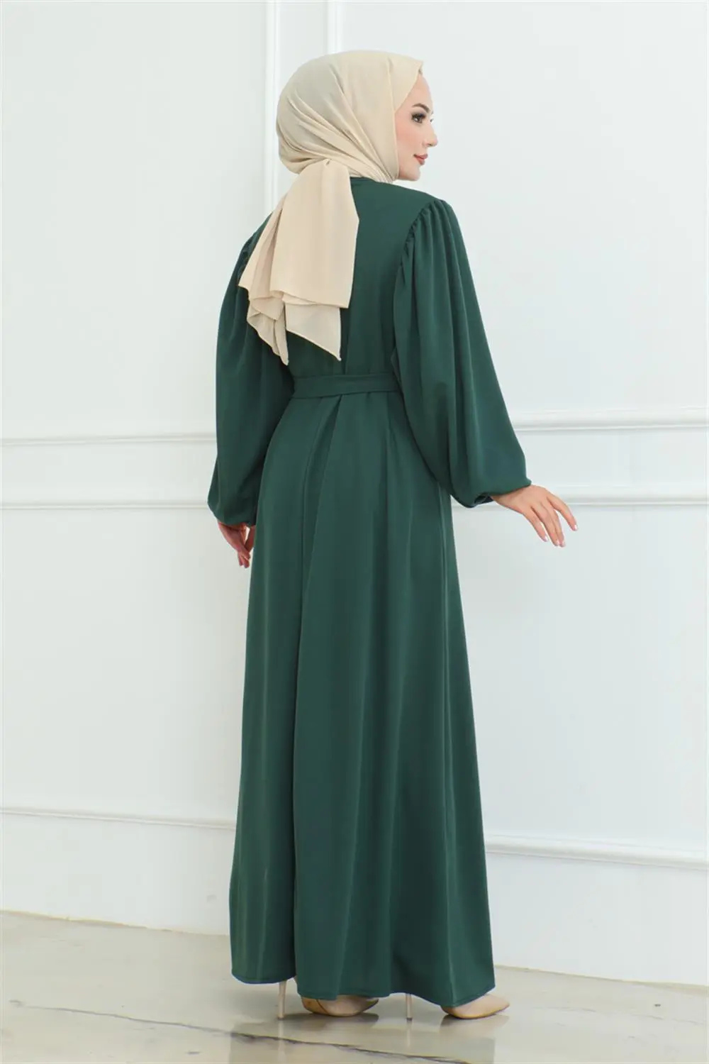 Liva Hijab Dress Belted-detail