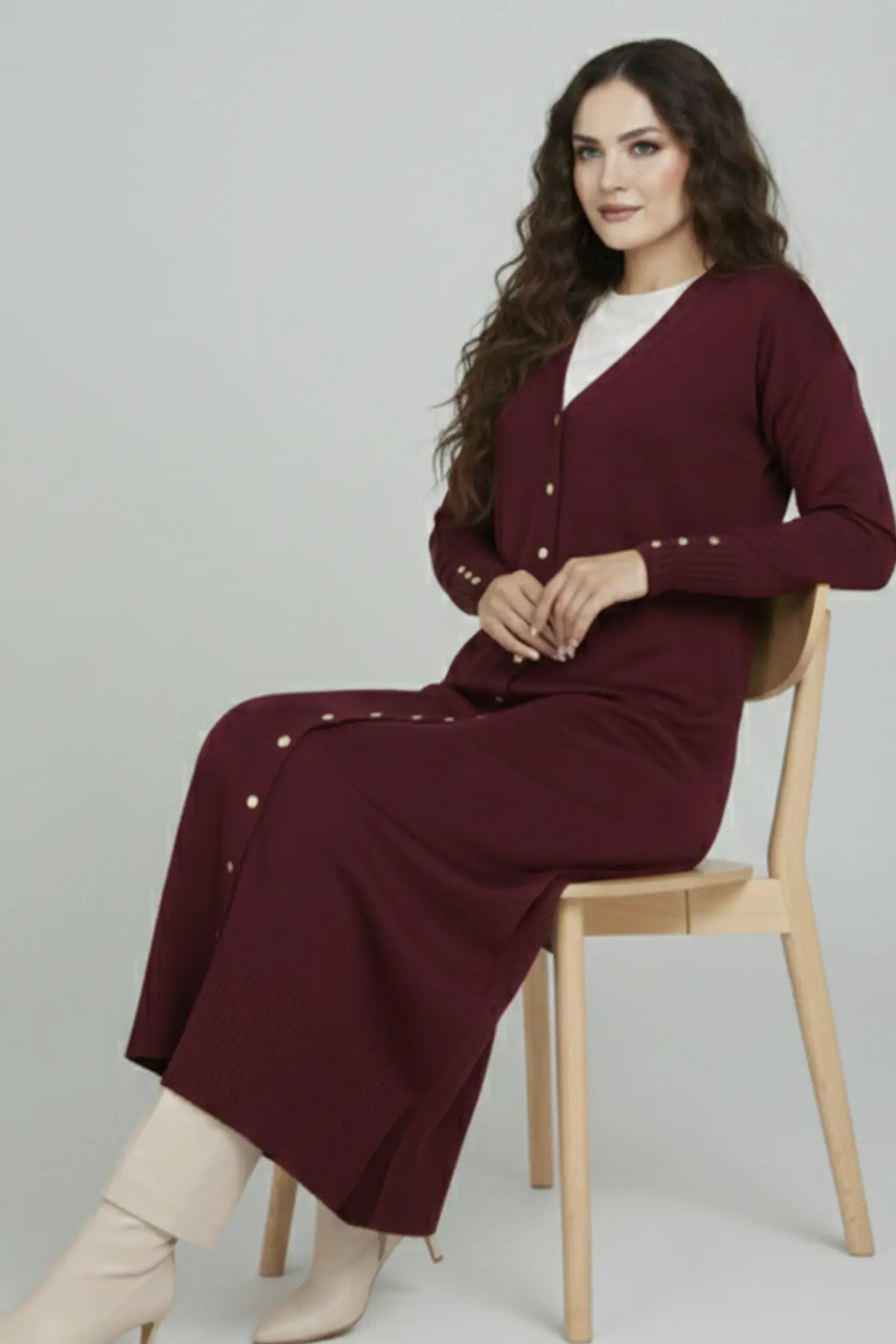 Merserize Uzun Hırka-detail