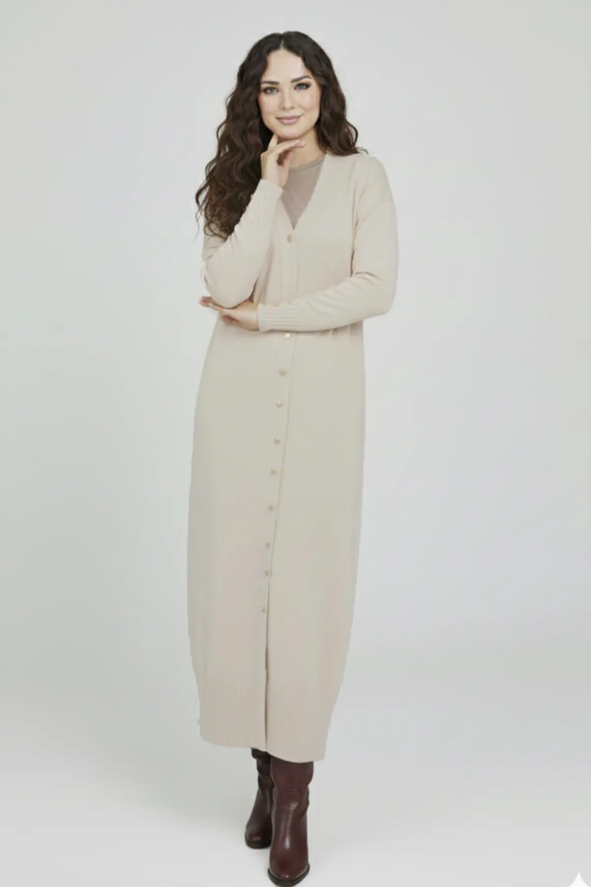 Merserize Uzun Hırka