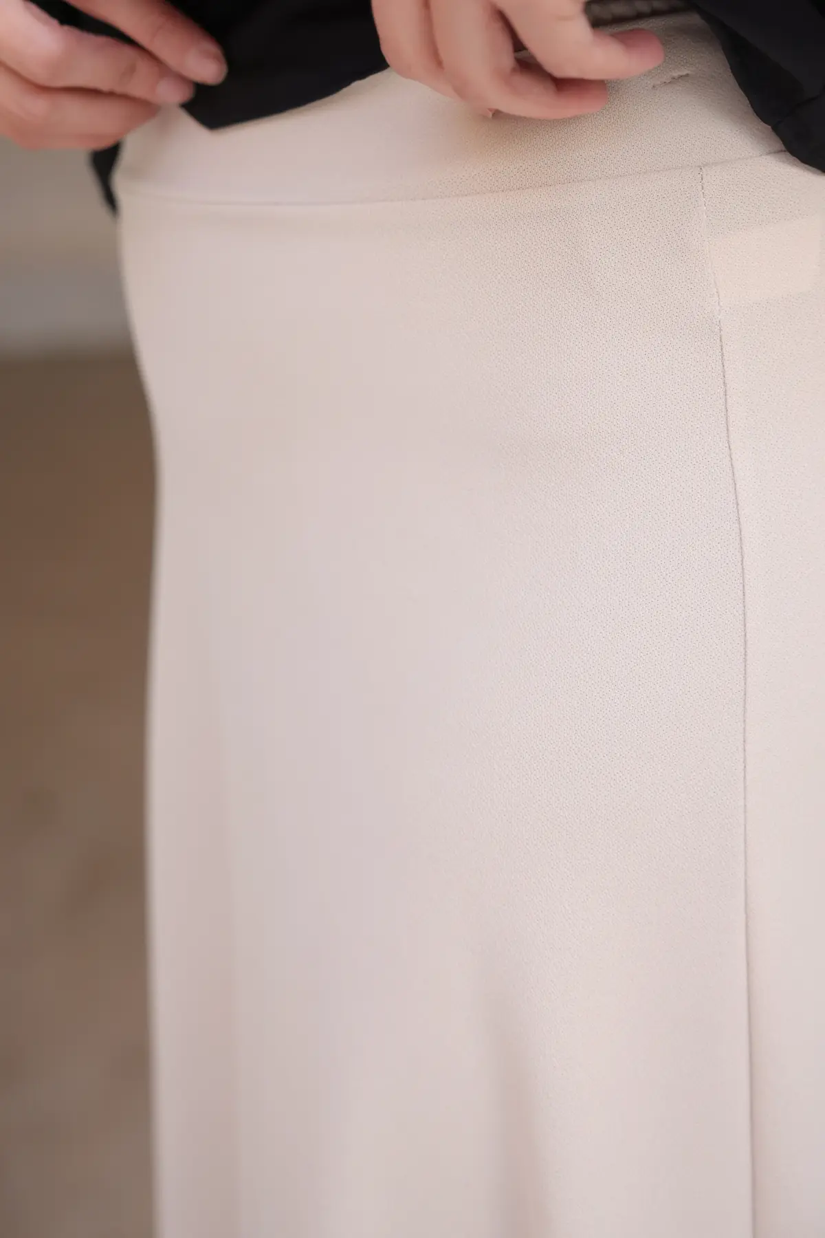 Mevlana Tesettür Etek Taş Rengi 211-detail