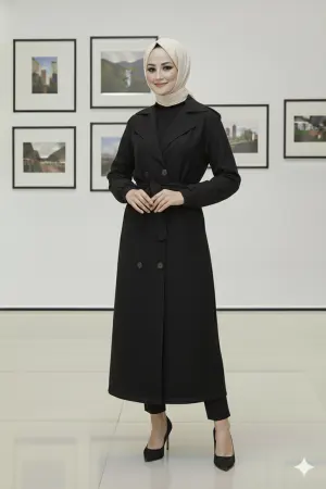 Seasonal Belted Trench Coat