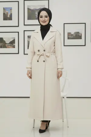 Mevsimlik Kuşaklı Trençkot