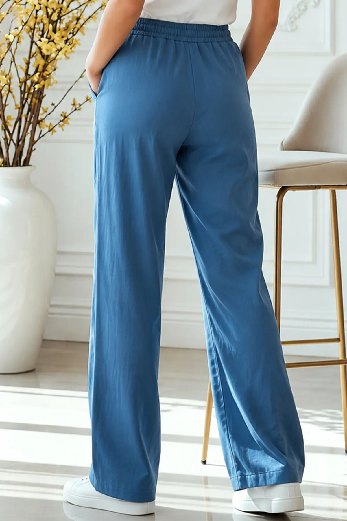 Modal Beli Lastikli Pantolon-detail