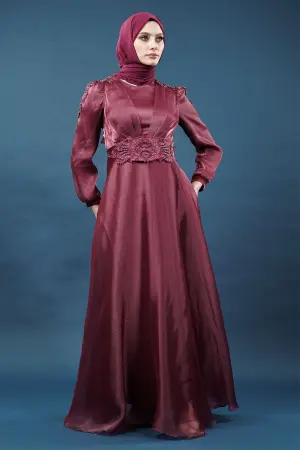 Mürdüm Özel Gün Tesettür Abiye