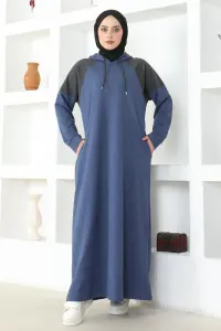 Shoulder Detailed Hijab Dress