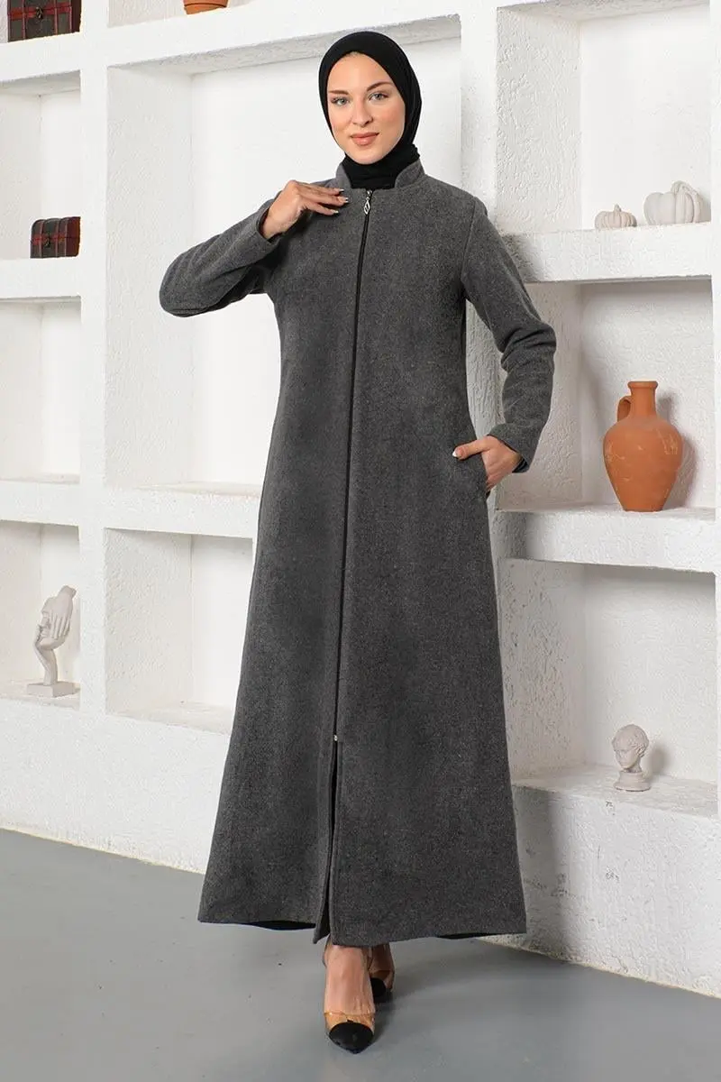 Front Zippered Cashmere Waistcoat-detail