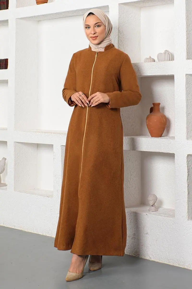 Front Zippered Cashmere Waistcoat-detail