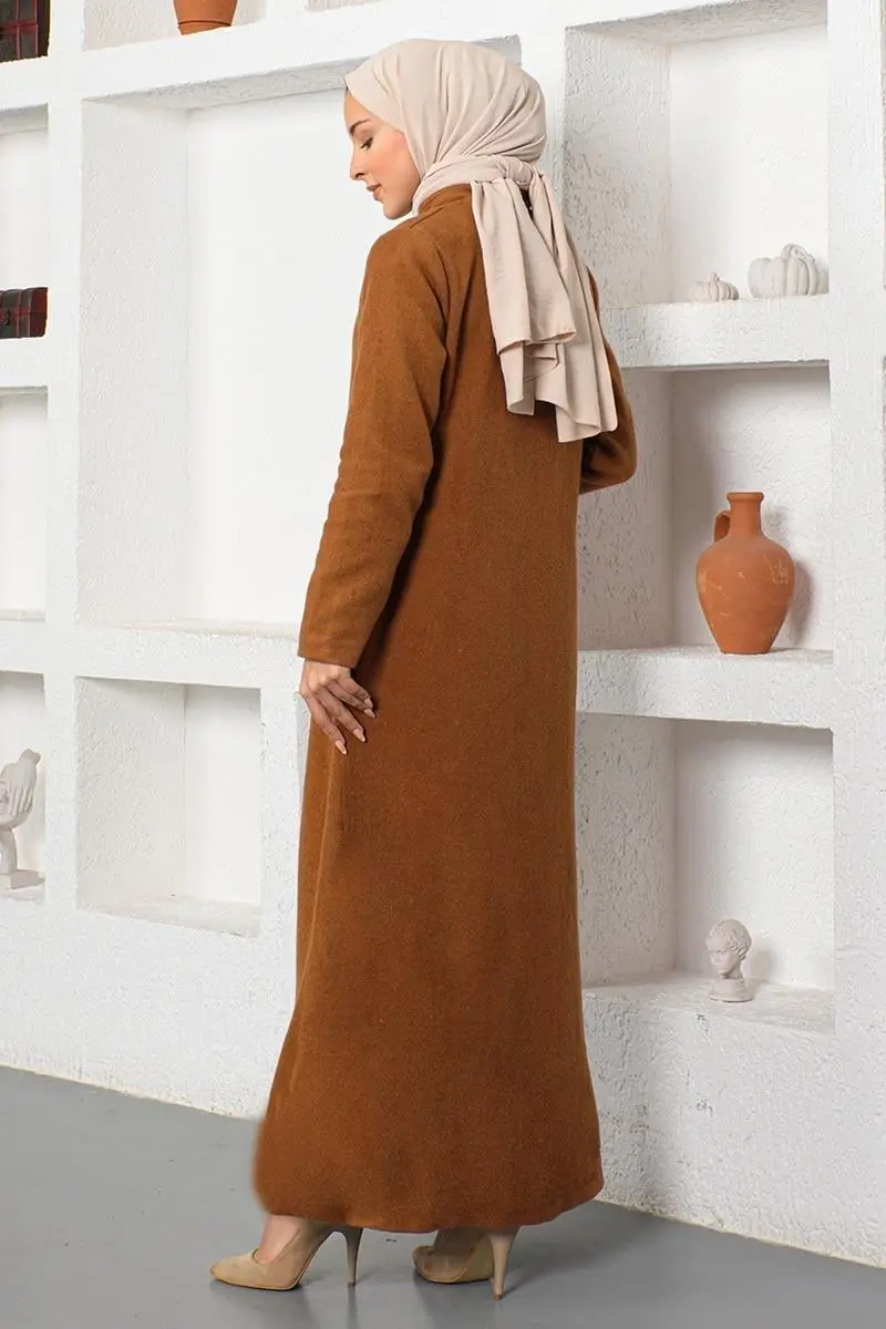 Front Zippered Cashmere Waistcoat-detail