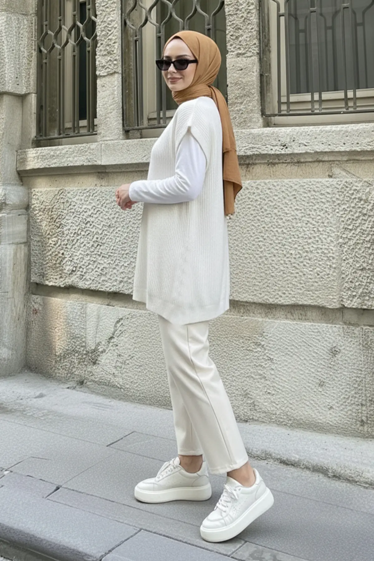 Oversize Knit Sweater-detail