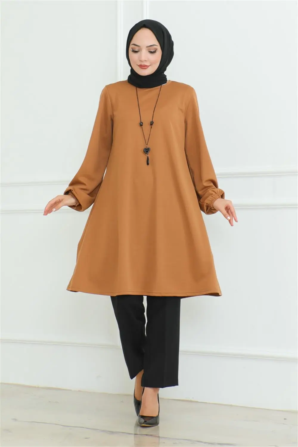 Oversize Tunik Taba