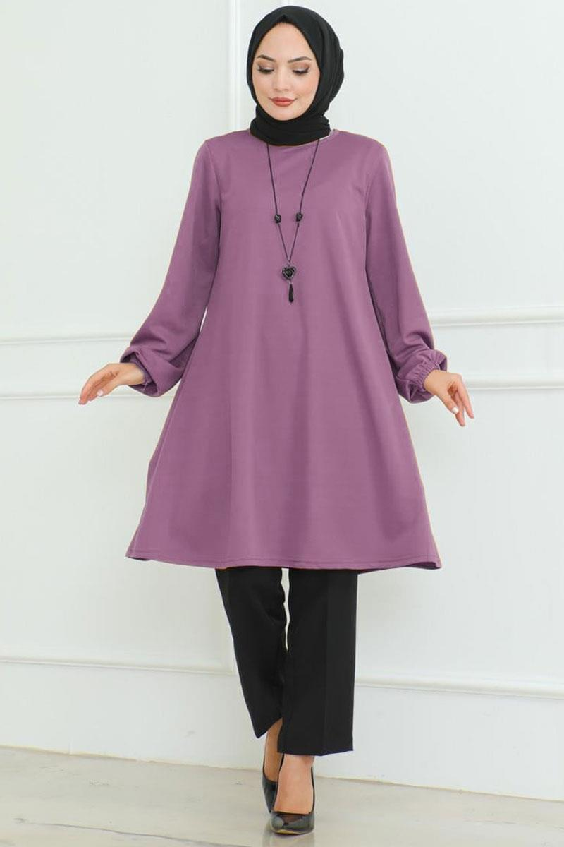 Oversize Tunik Lila
