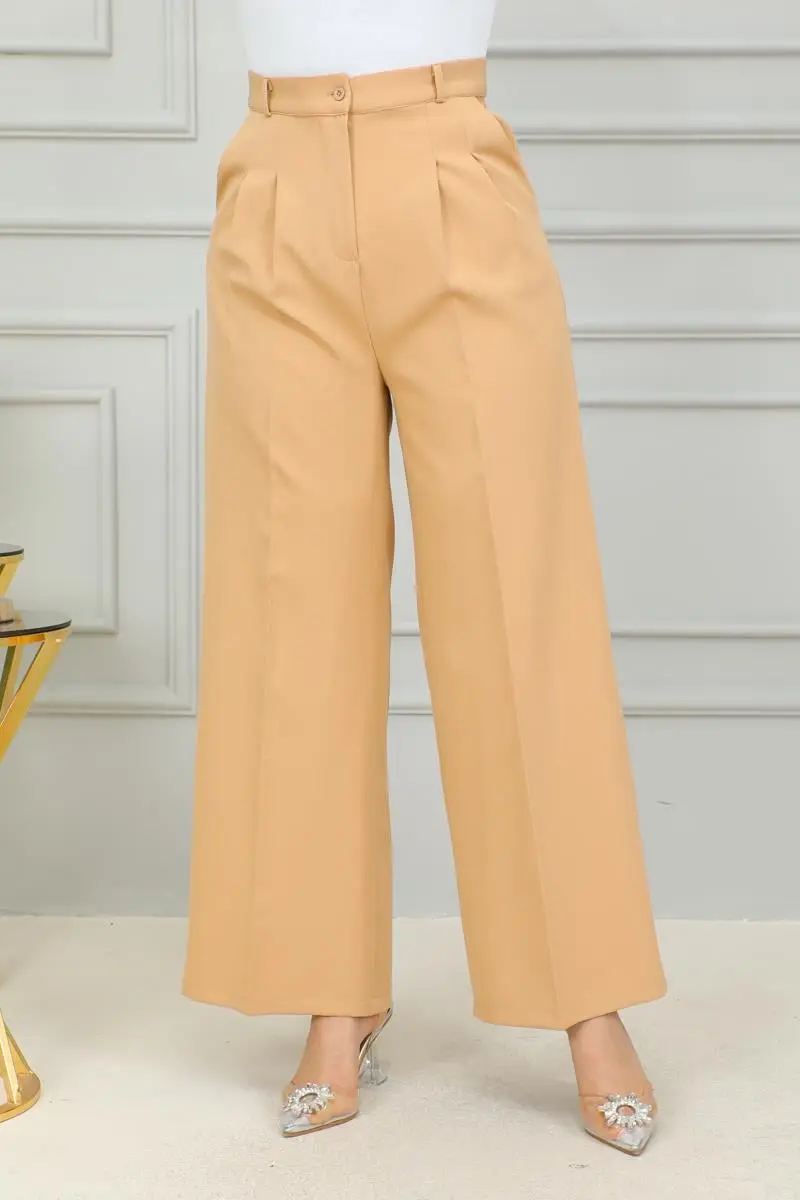 Palazzo Pantolon Camel-detail