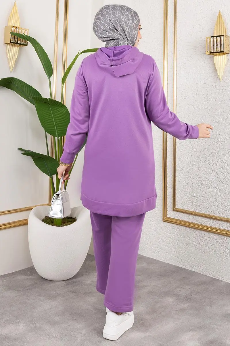 Glitter Detailed Sport Suit-detail