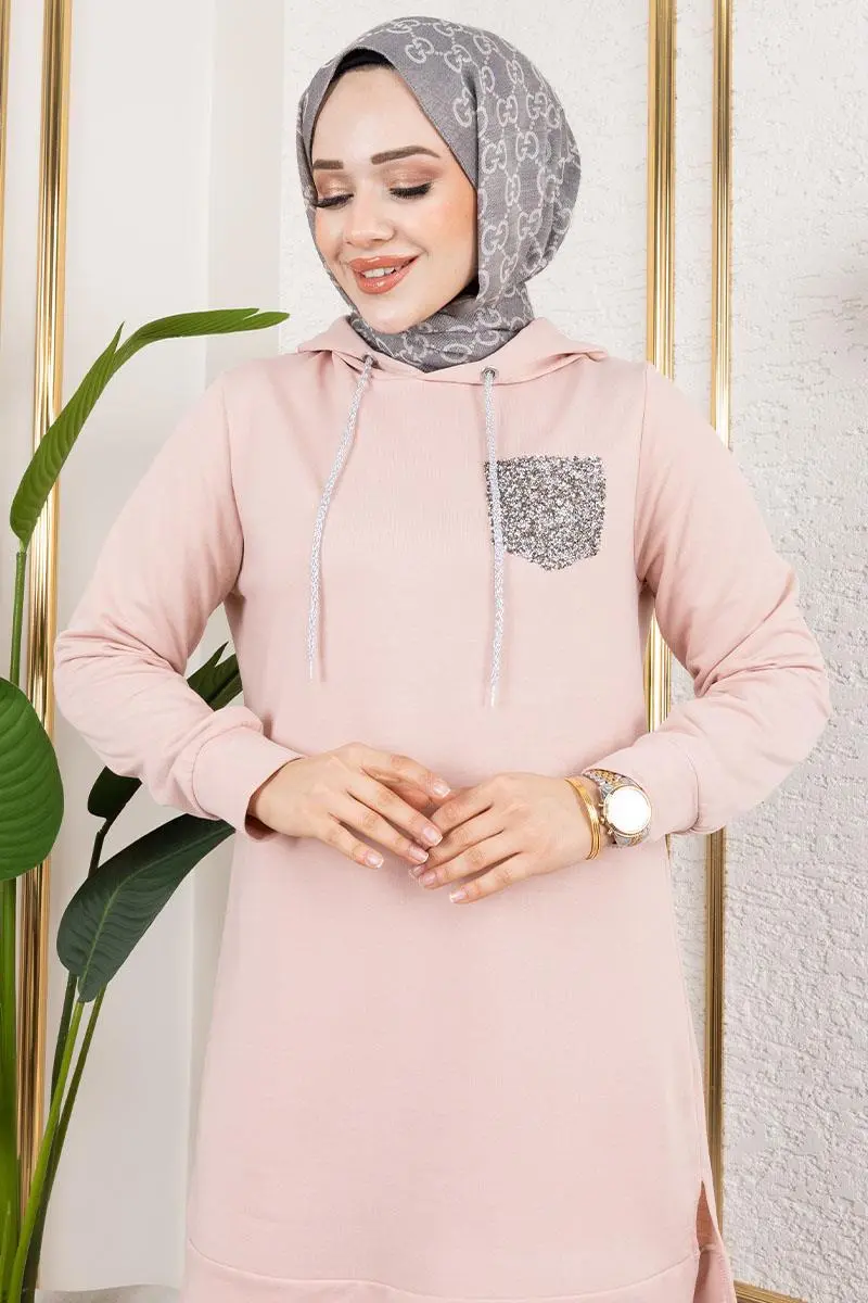 Glitter Detailed Sport Suit-detail