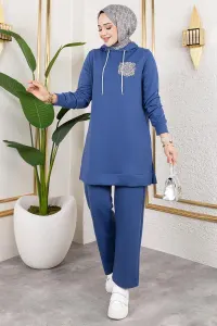 Glitter Detailed Sport Suit