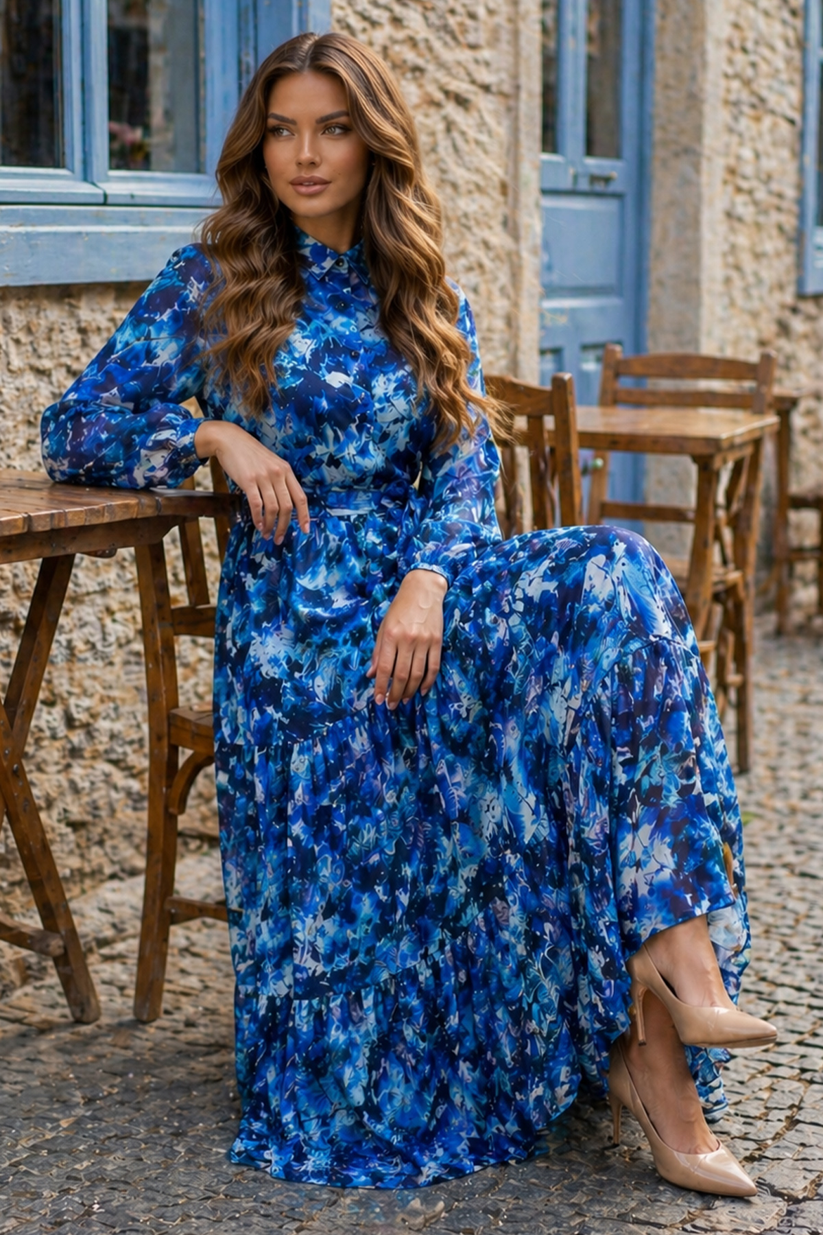 Patterned Hijab Jessica Dress