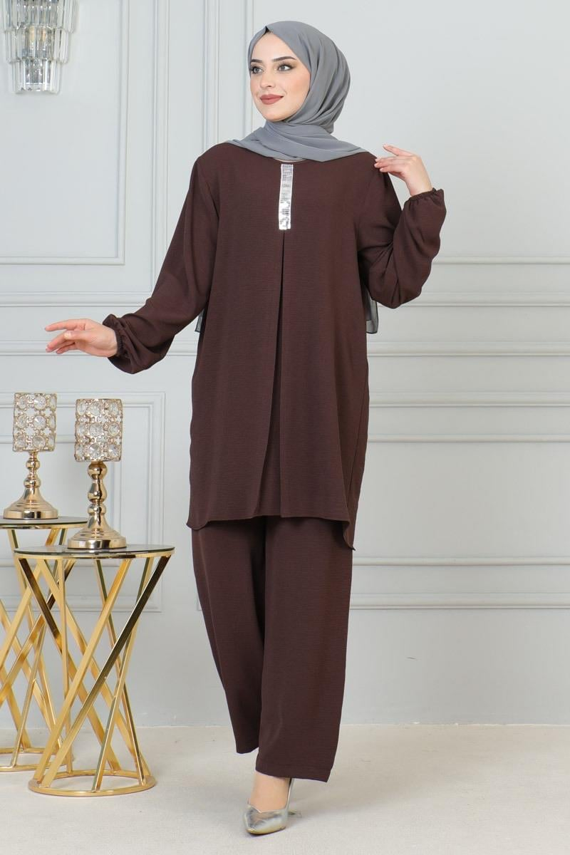 Sequin Detailed Hijab Suit