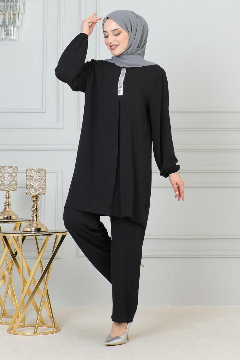 Sequin Detailed Hijab Suit