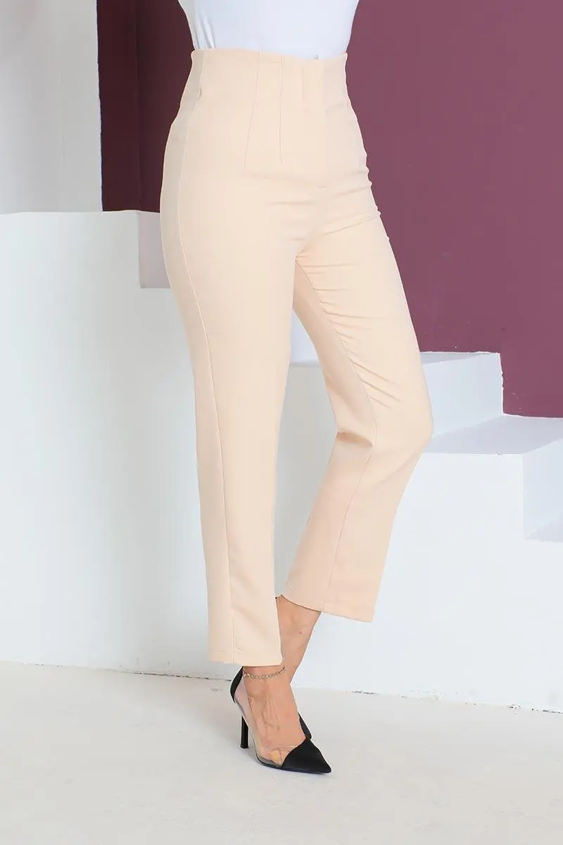 Pensli Pantolon Bej-detail