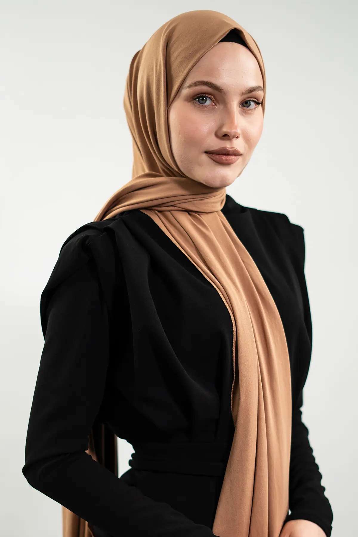 Penye Camel Şal-detail