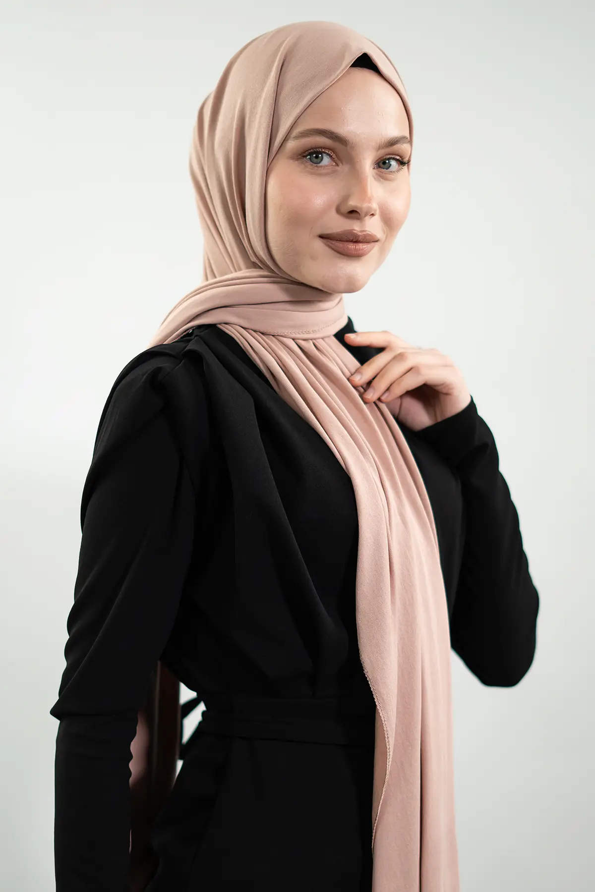 Penye Somon Şal-detail