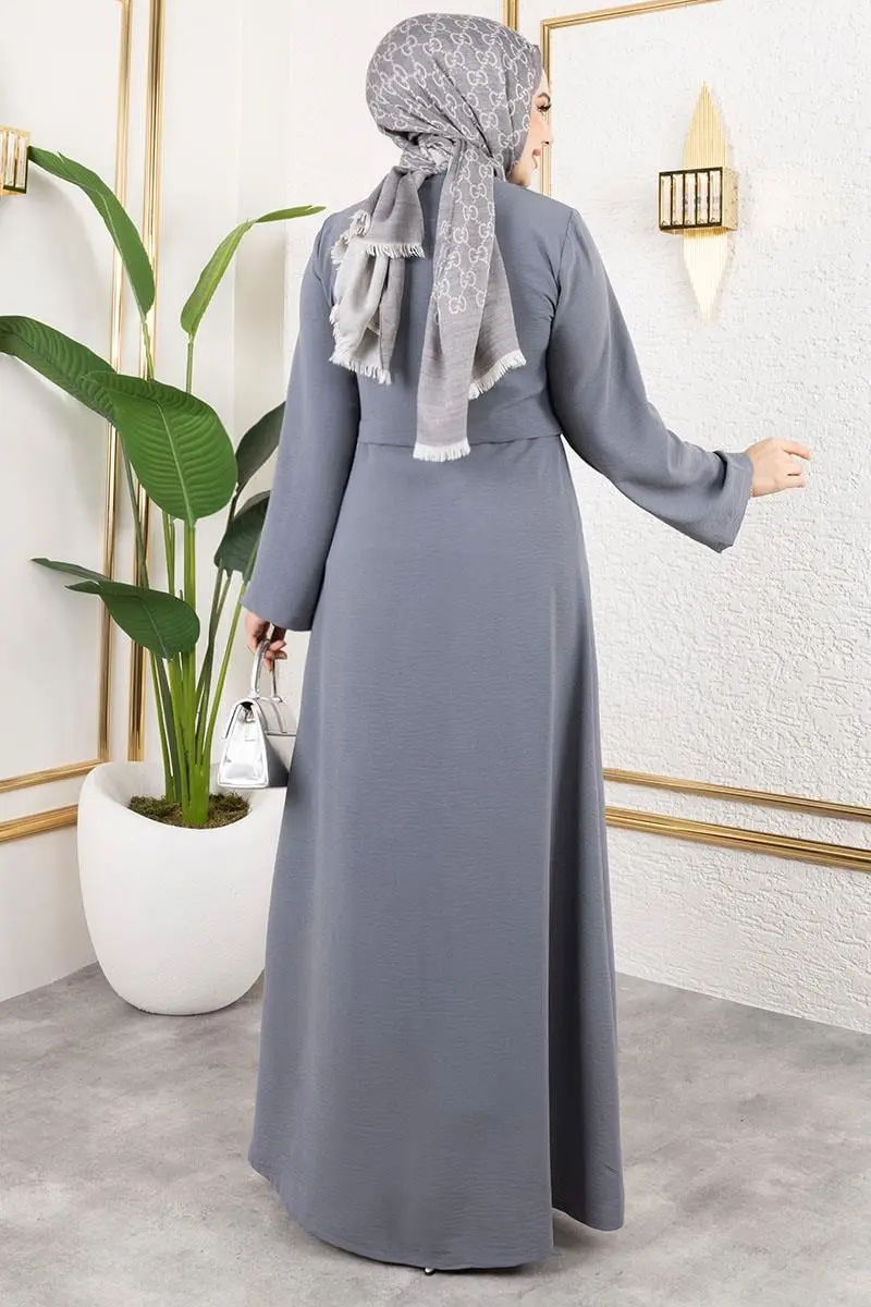 Pileli Aerobin Ferace Gri-detail