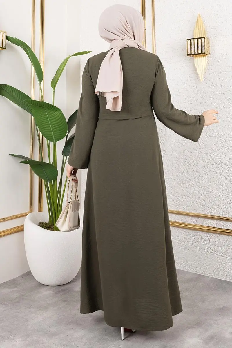 Pileli Aerobin Ferace Haki-detail