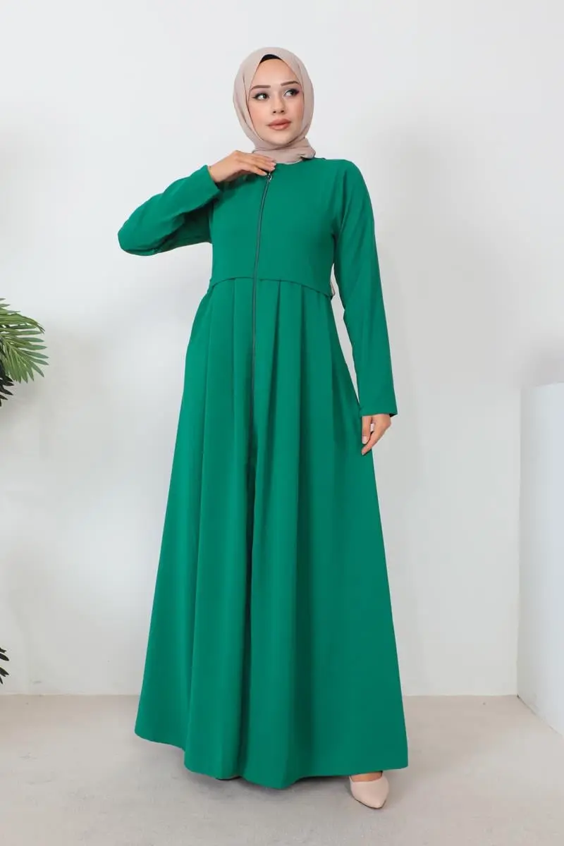 Pleated Aerobin Abaya-detail