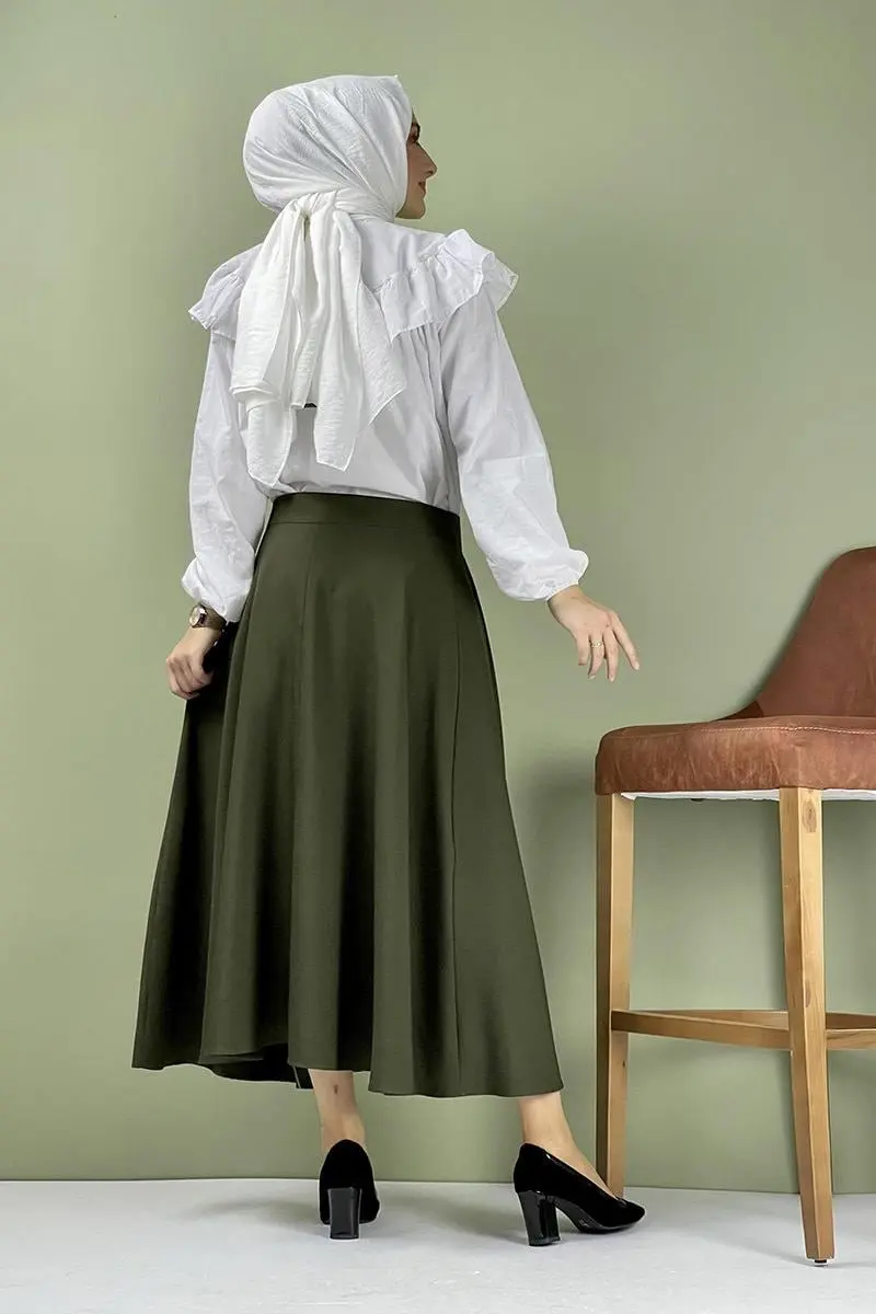 Pleated Skirt-detail